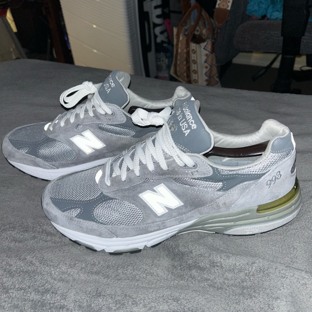 New balance 993 “Made in USA” grey/white